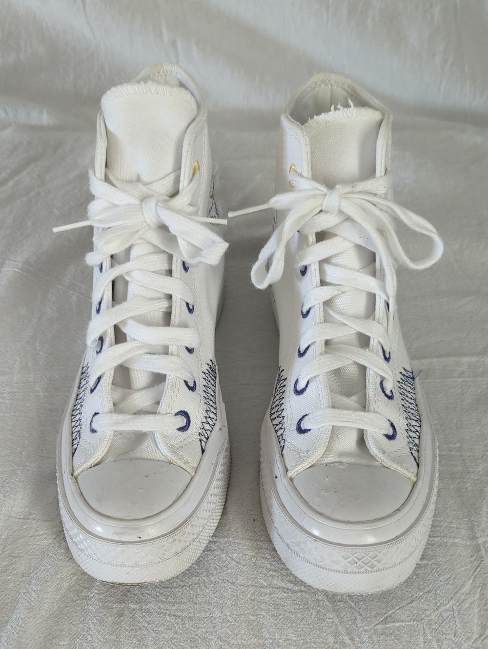 Converse Renew Chuck 70 High Top Stitched White Women 5.5 Men 3.5 - Picture 3 of 9